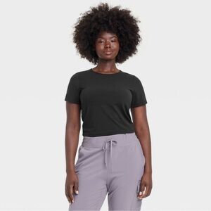 All in Motion Black Short Sleeve Women's Tee- size large